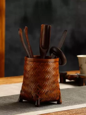 Bamboo Pen Holder
