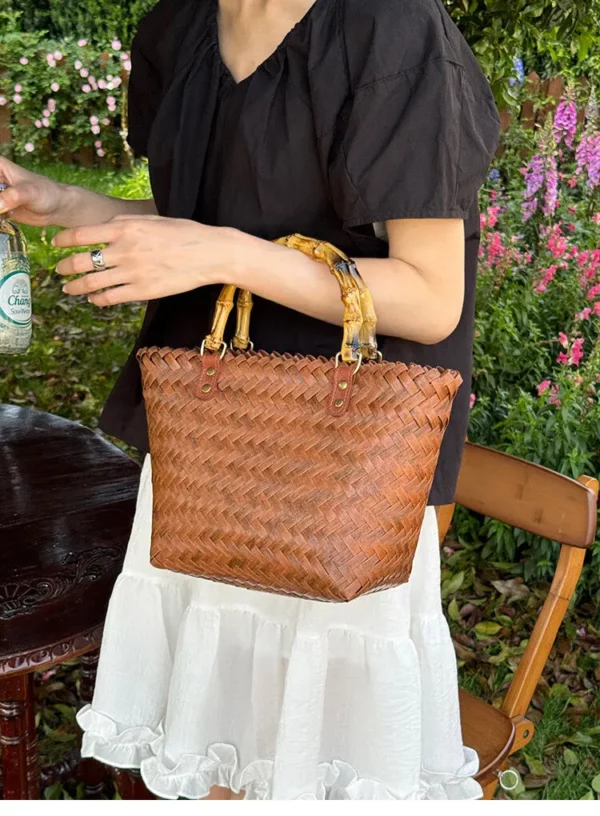 Vintage Bamboo Bag