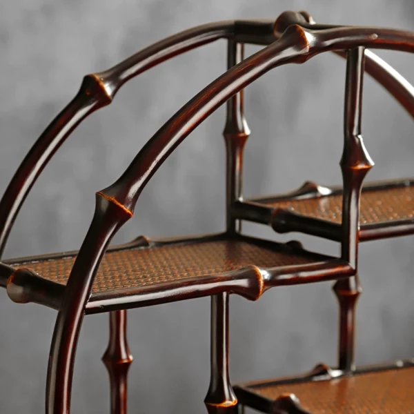 Bamboo Antique Display Shelf