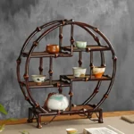Bamboo Antique Display Shelf