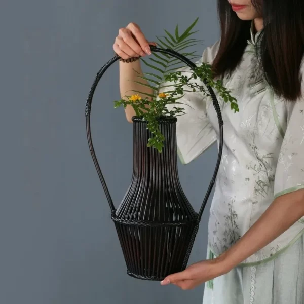 Bamboo Flower Arrangement Vase