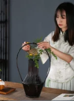 Bamboo Flower Arrangement Vase