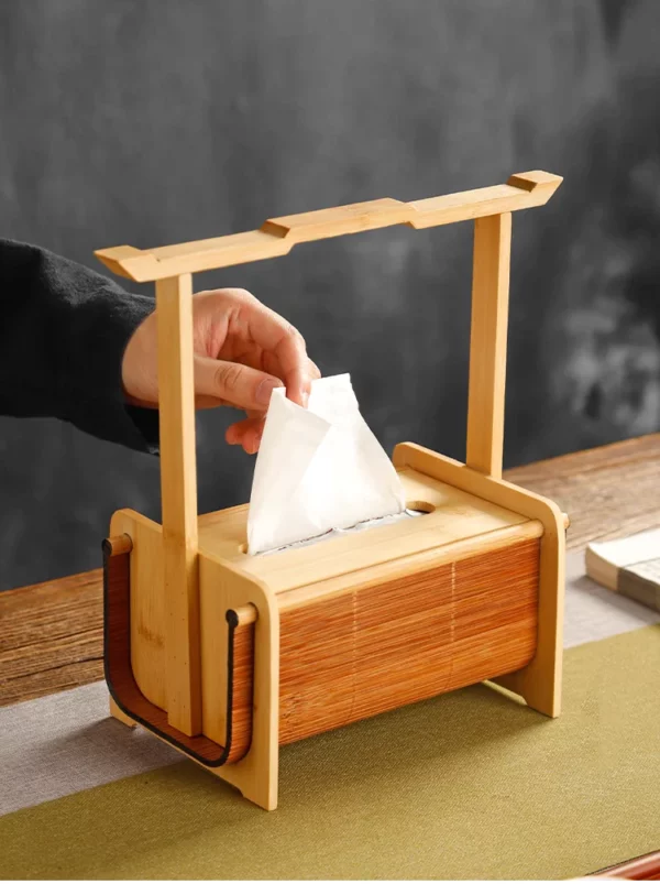 Bamboo Tissue Box