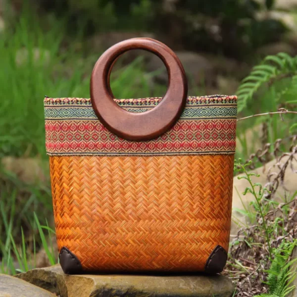 Bamboo Woven Bag