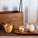 Bamboo Wrapped Glass Pitcher