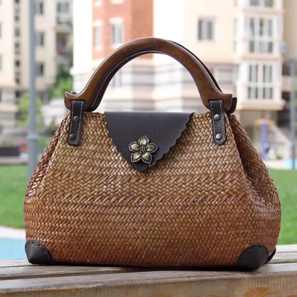 Straw Tote Bag