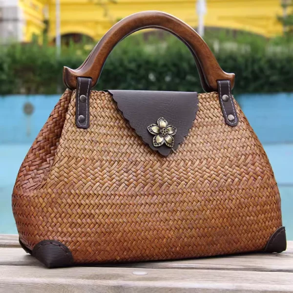 Straw Tote Bag