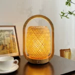 Vintage Bamboo Table Lamp