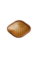 Geflochtenes Bambus-Tablett