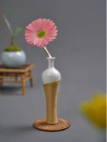 Bamboo Ceramic Vase